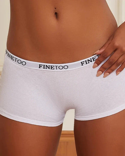 Boxershorts aus geripptem Material