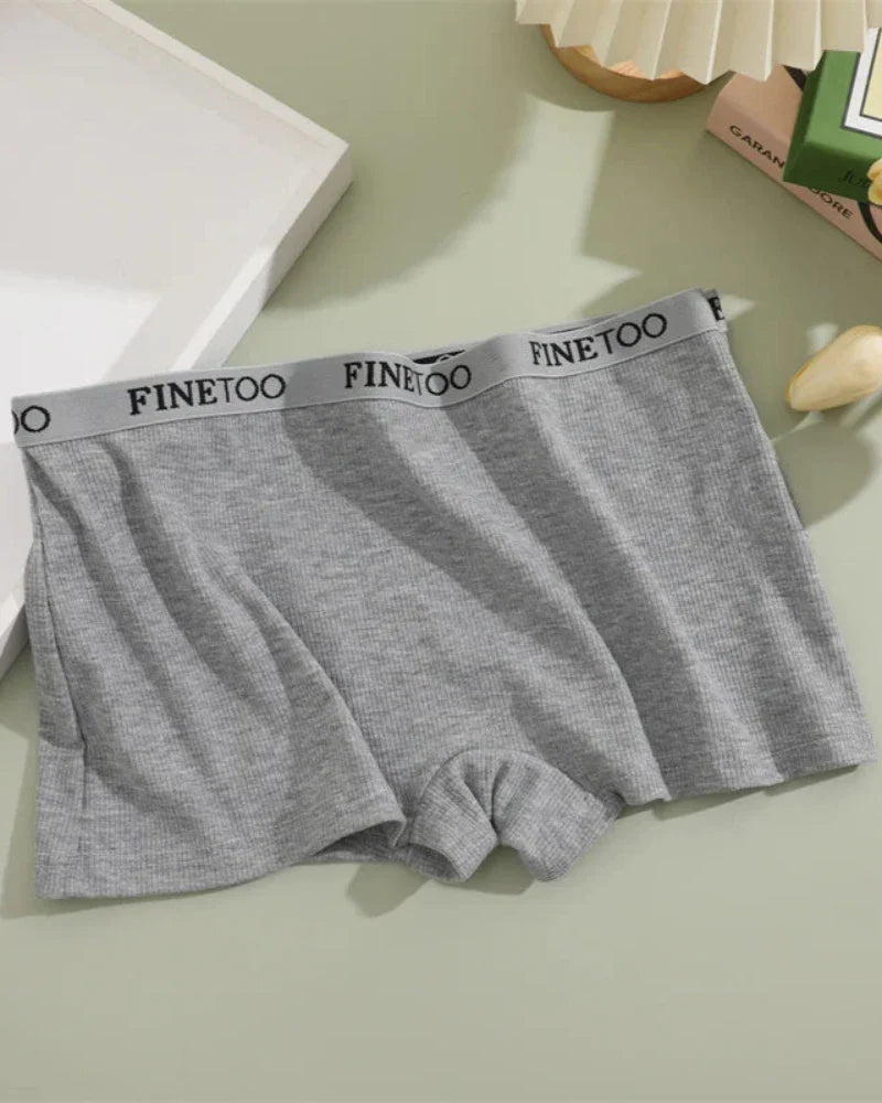 Boxershorts aus geripptem Material