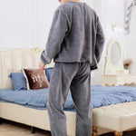 Pyjama für Männer aus warmem Fleece