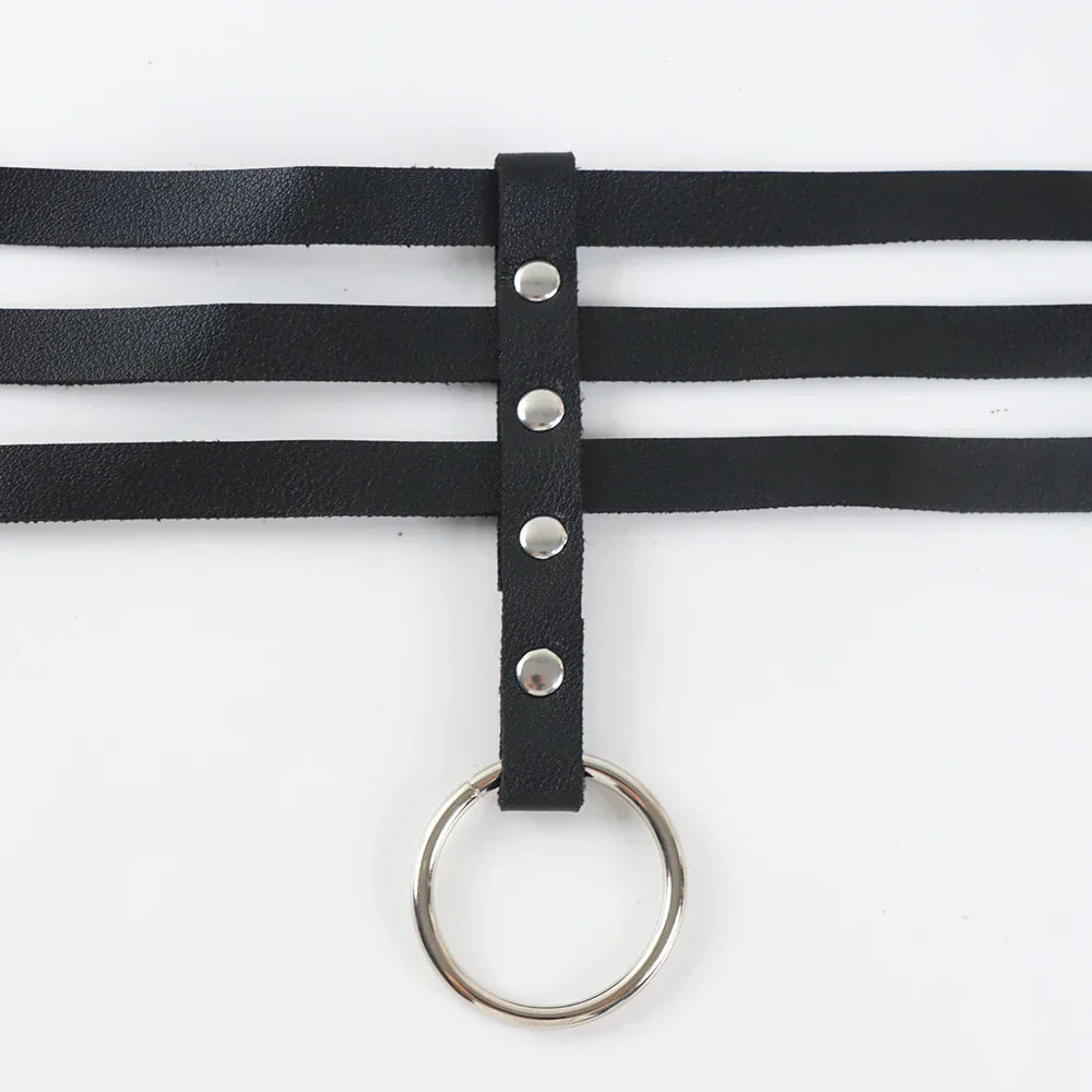 Choker-Geschirr mit verstellbaren Riemen