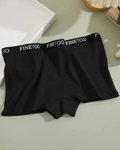 Boxershorts aus geripptem Material