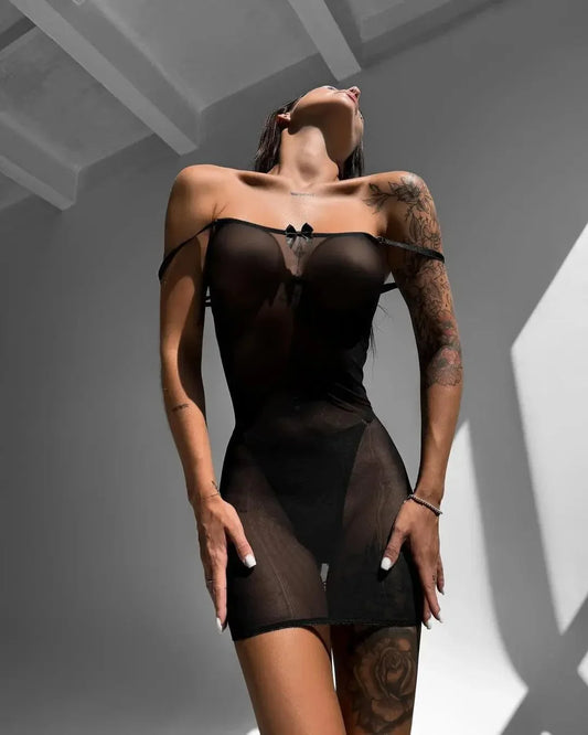 Kleid mit Schnürung hinten