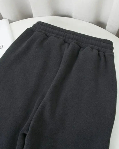 Lockere, bequeme Fleece-Hosen