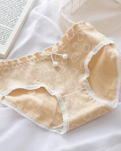 Rippunterhosen mit dekorativem Schleifchen