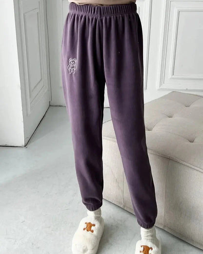 Lange Sweatpants mit Fütterung