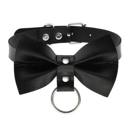 Halsband mit dekorativem Schleifenmotiv
