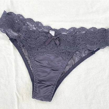 Sexy Slips mit Spitzen-Einsätzen