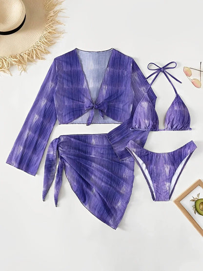 Bikini mit gebundenem Rock