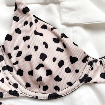 Bikini mit verstärkten Trägern und verstellbaren Trägern