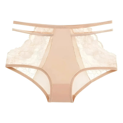 Beige High-Waisted Knickers