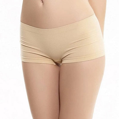 Beige Klassische Boxershorts für Damen