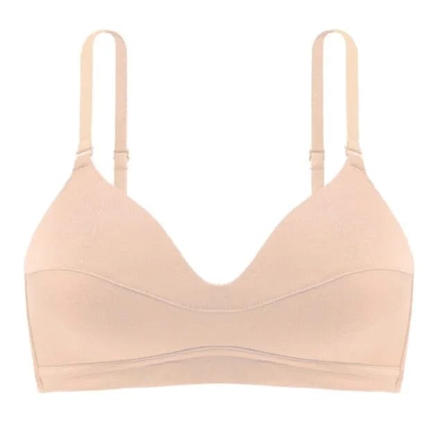 Beige Klassischer Bralette-BH