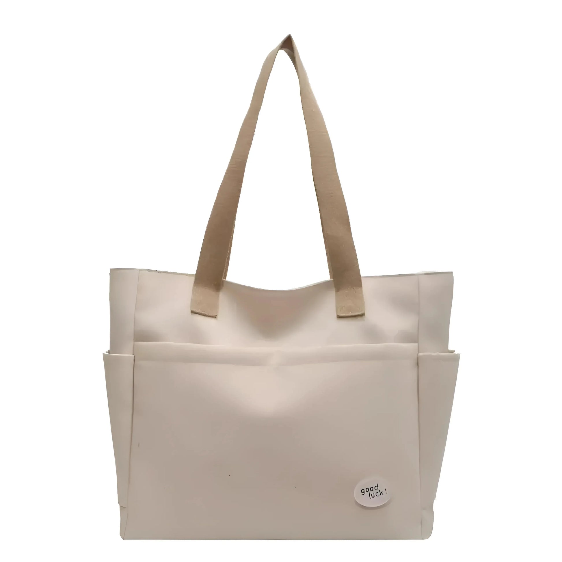 Beige Large Sports Bag