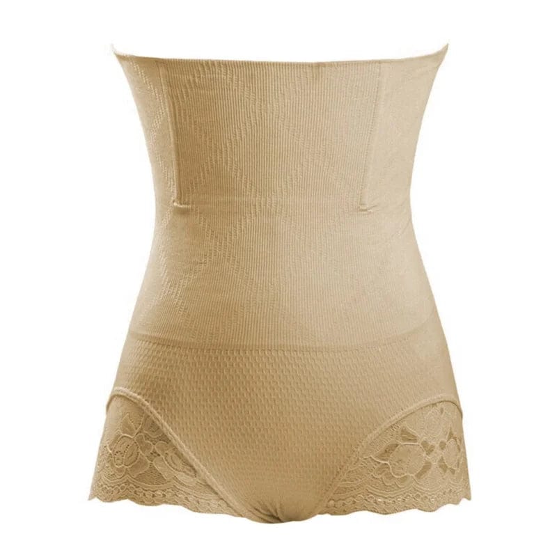 Beige Schlankheits-Slip mit Push-up-Effekt