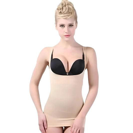 Beige Slimming Short Slip