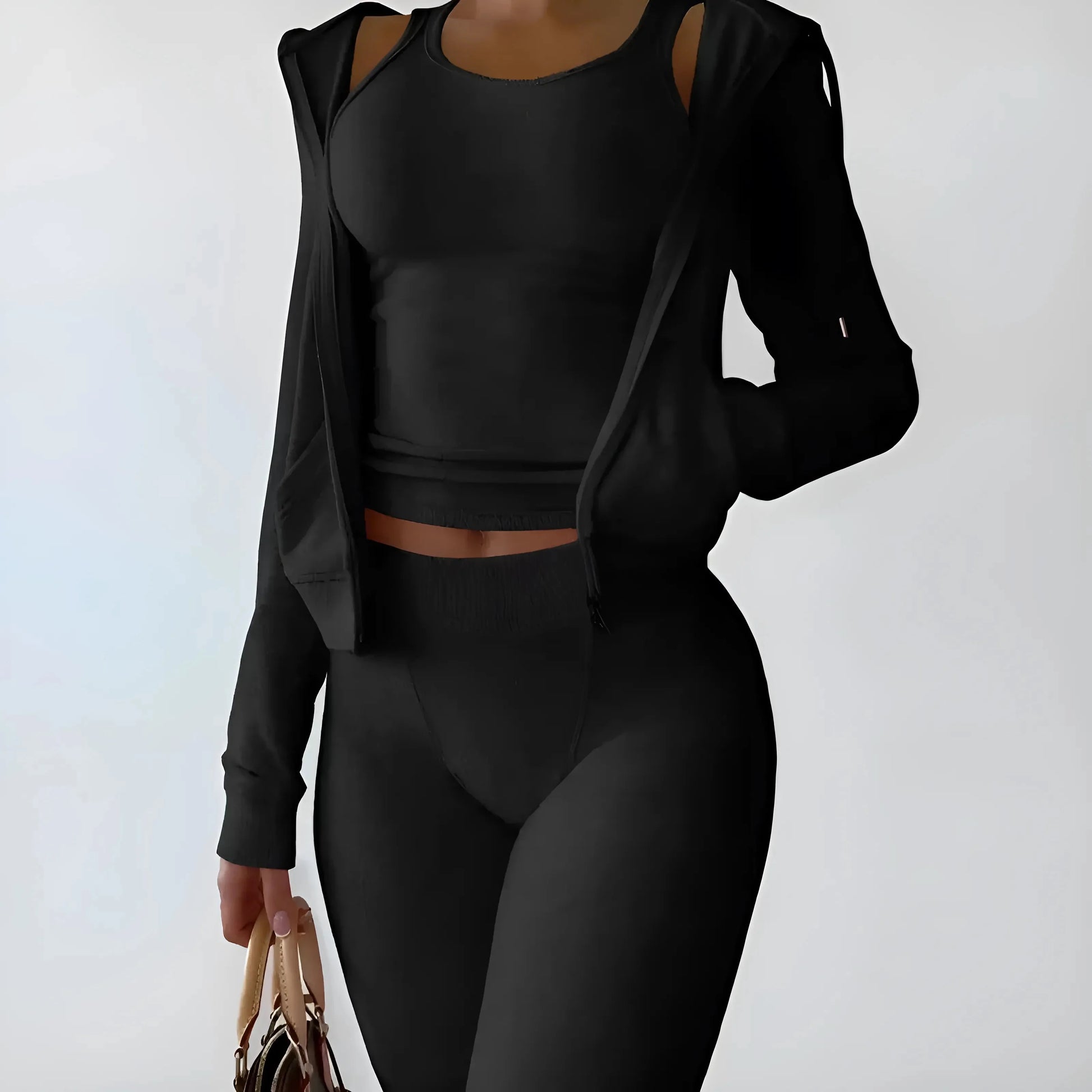 Black 3-Piece Sports Set