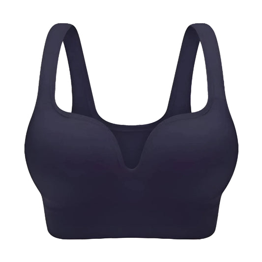 Black Classic Cut Sports Bra