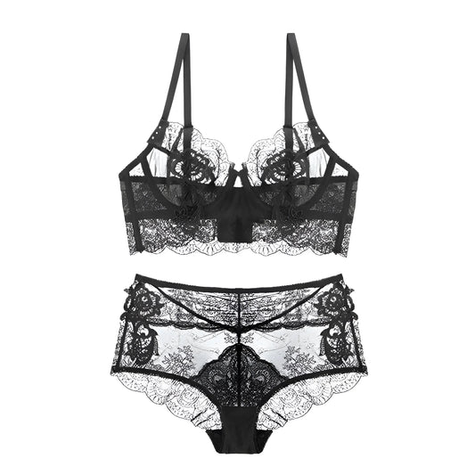 Black Lace Lingerie Set