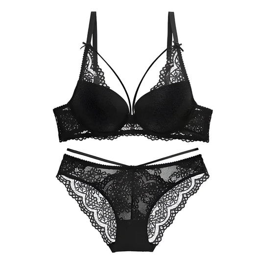 Black Lace Lingerie Set