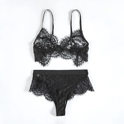 Black Lace Lingerie Set