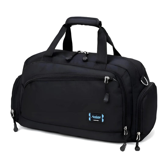 Black Sports Bag with Pockets