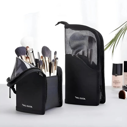 Black Standing Brush Holder for Makeup Brushes