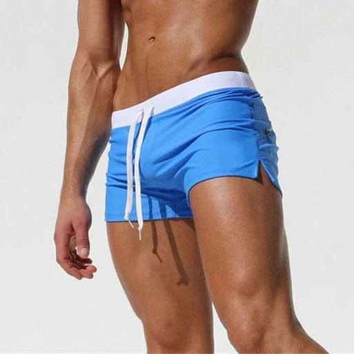 Blau Kurze Badeshorts in vielen Farben