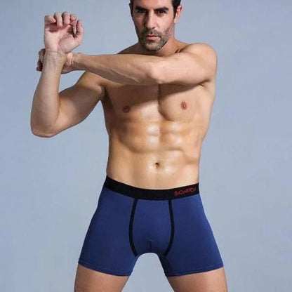 Blau Lange Boxershorts für Herren