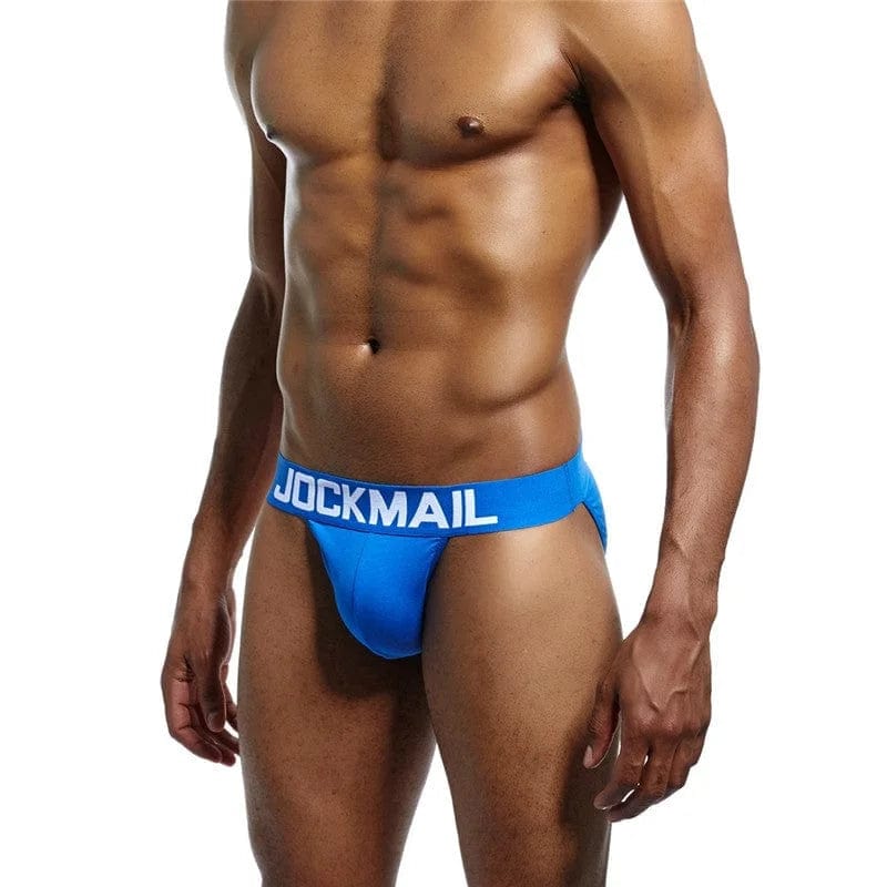 Blau Modischer Herren-Jockmail-Slip