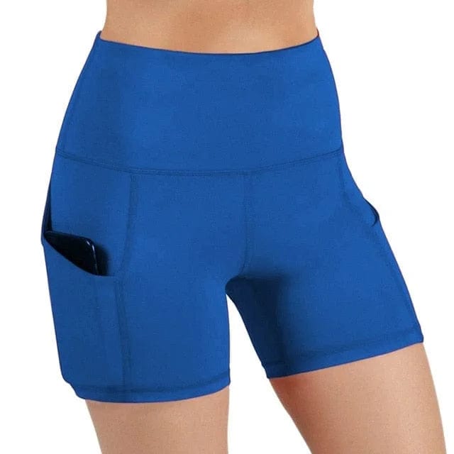 Blau Sporthose mit Tasche