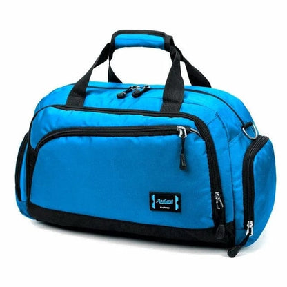 Blau Sporttasche mit Taschen