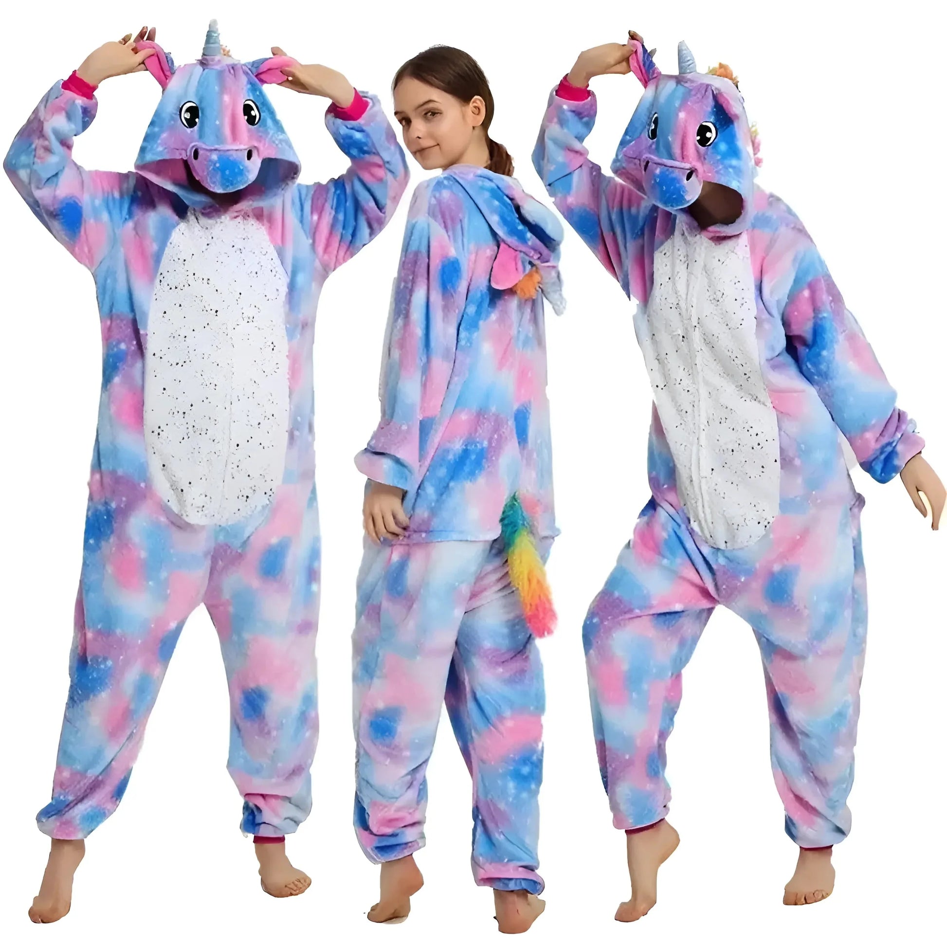 Blue Galaxy Unicorn Onesie