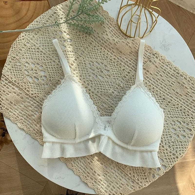  Bralette-BH aus Spitze mit Rüschen