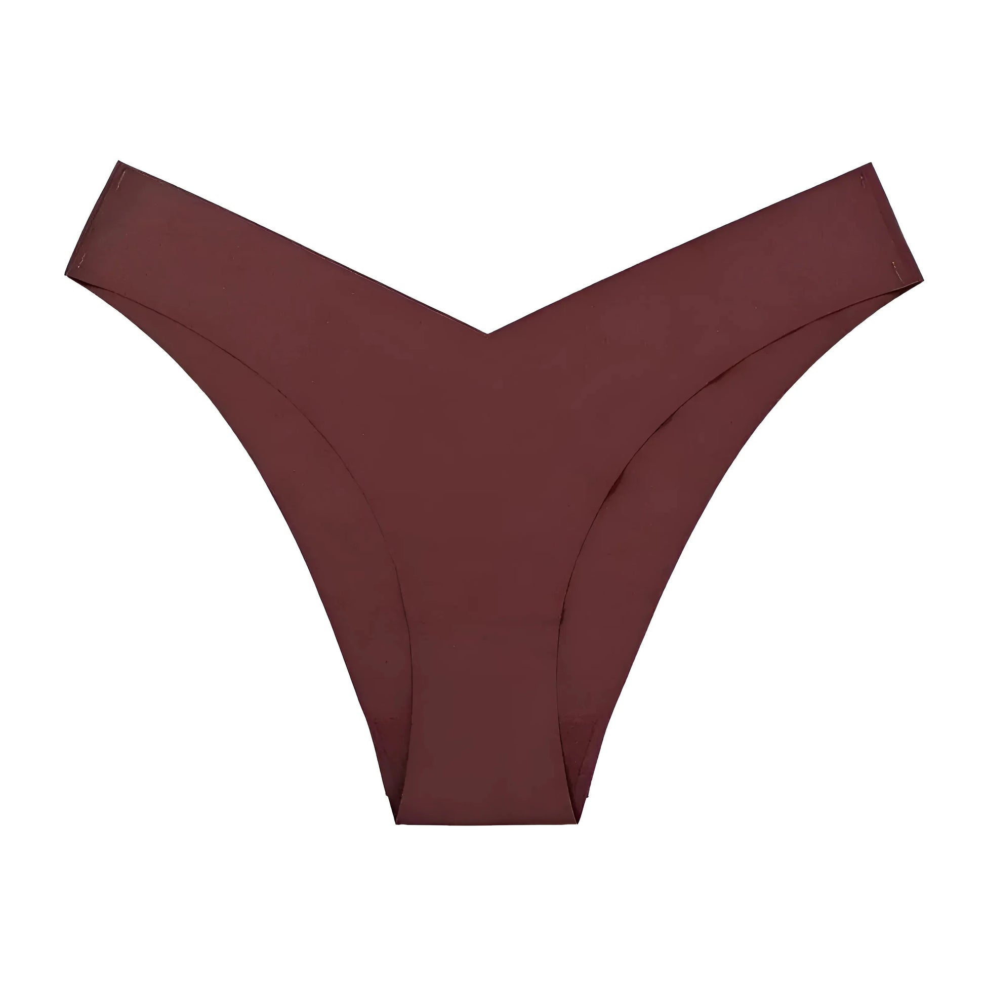 Burgundy Seamless Breathable Underwear