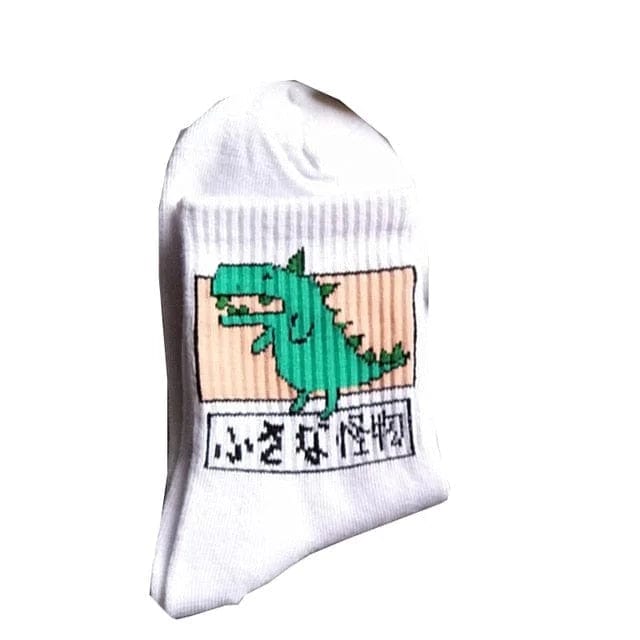  Damensocken mit einem Dinosaurier