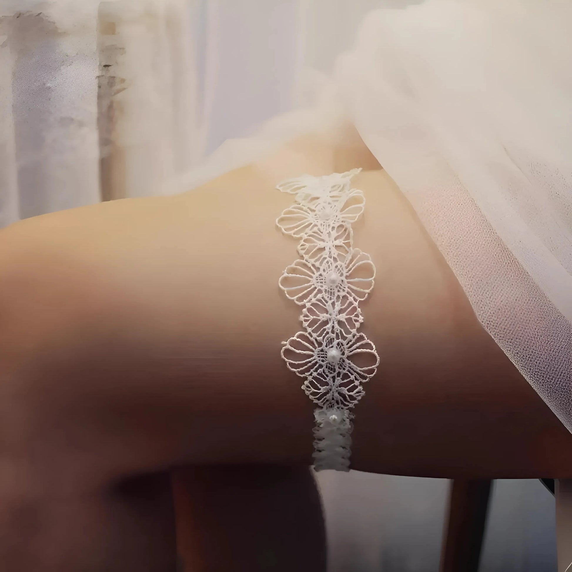 Delicate Wedding Garter