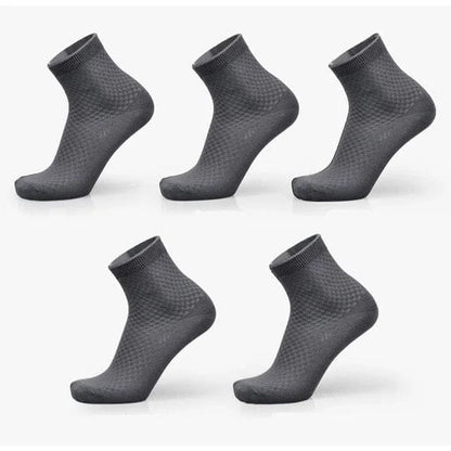 Dunkelgrau 5er-Pack Herrensocken