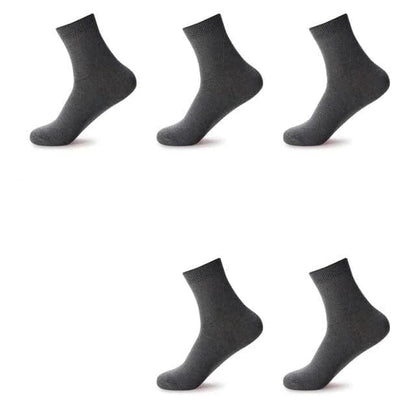 Dunkelgrau 5er-Pack Herrensocken