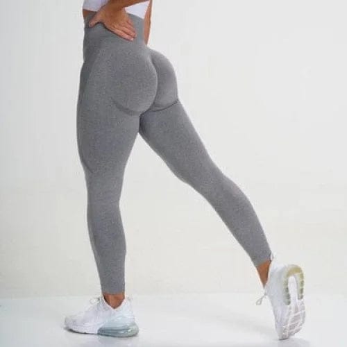 Dunkelgrau Sportleggings mit Push-up-Effekt