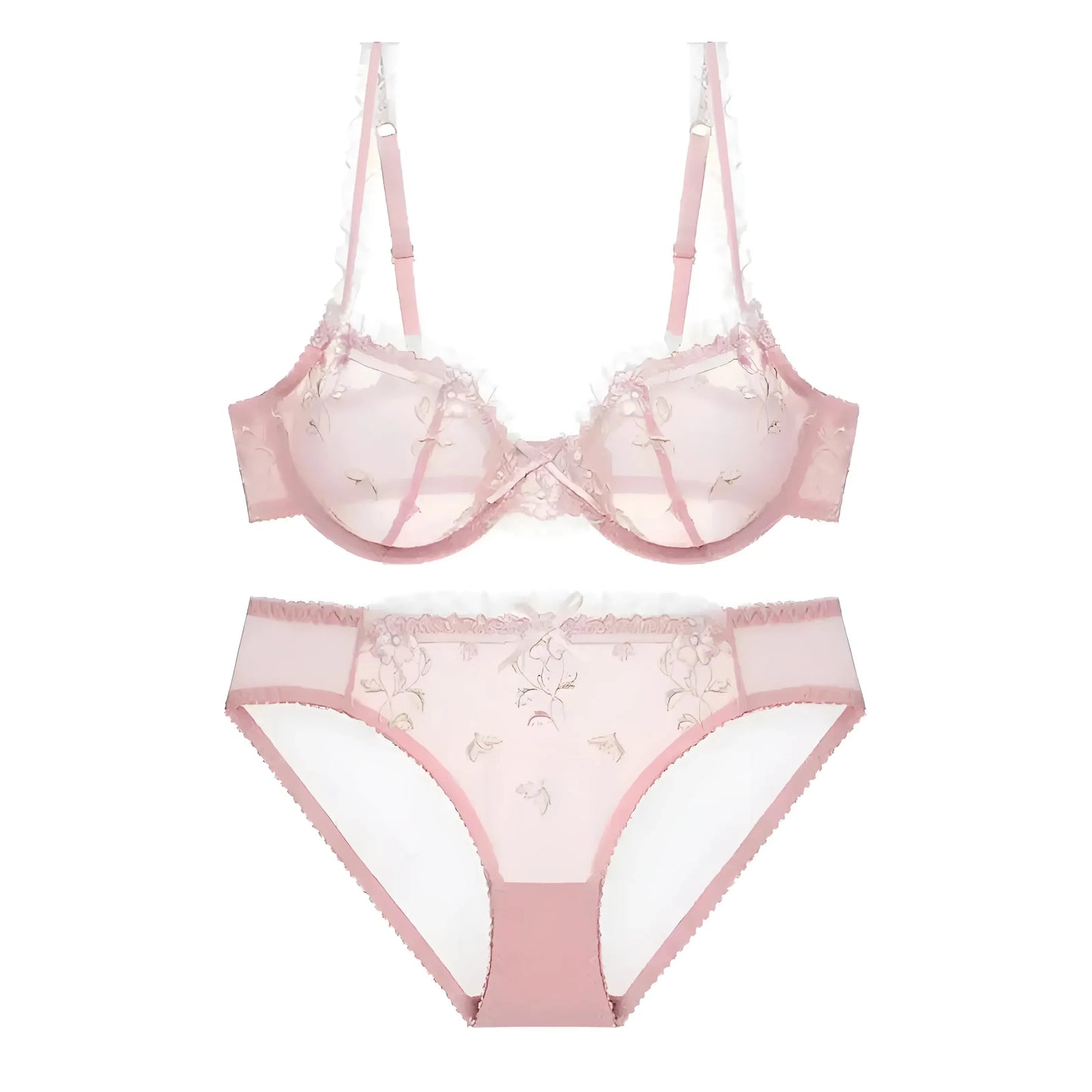 Floral Lace Lingerie Set
