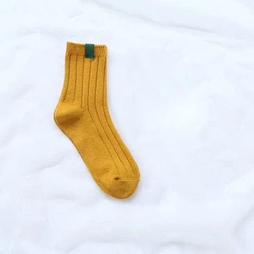 Gelb Knöchelsocken