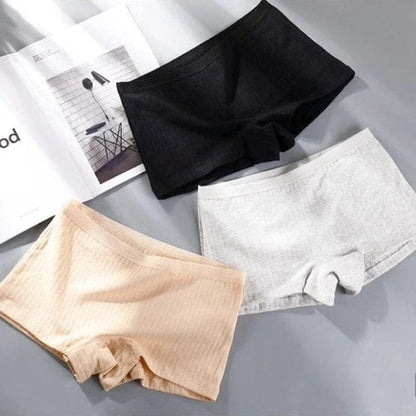  Gerippte Boxershorts für Damen