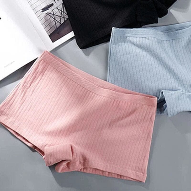  Gerippte Boxershorts für Damen