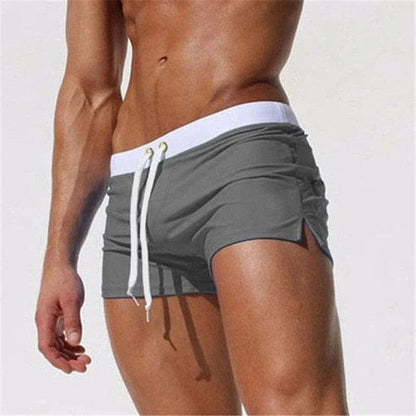 Grau Kurze Badeshorts in vielen Farben