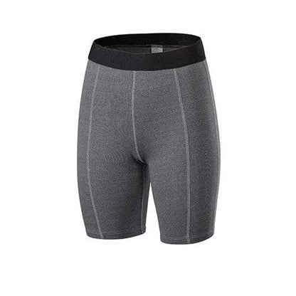 Grau Mittellange Sportshorts