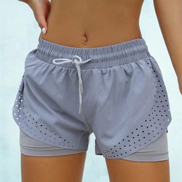 Grau Sport-Shorts