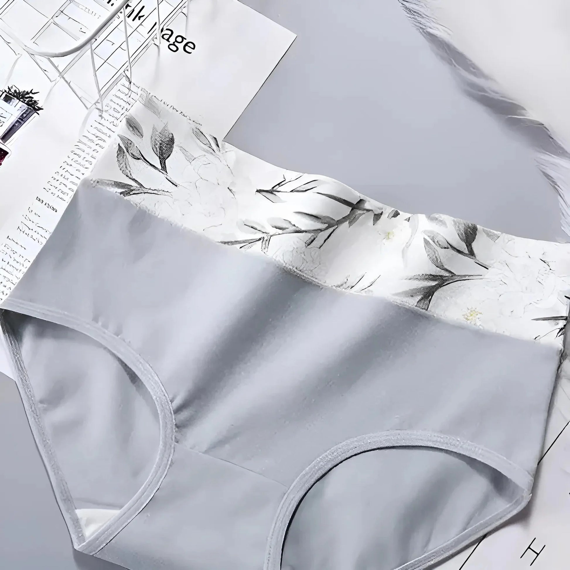 Green Classic High-Waisted Briefs