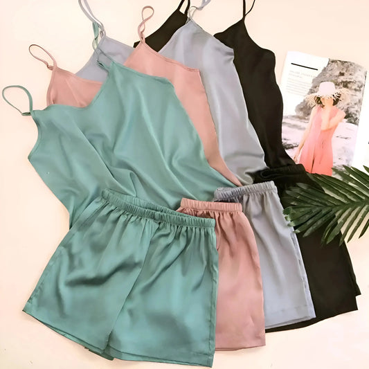 Green Classic Women's Two-Piece Pyjama Set