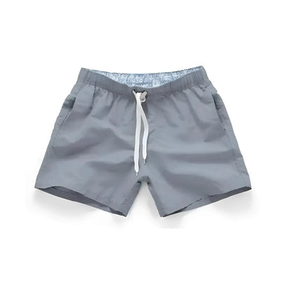 Grey Men's Swim Shorts with Pockets in Various Colours