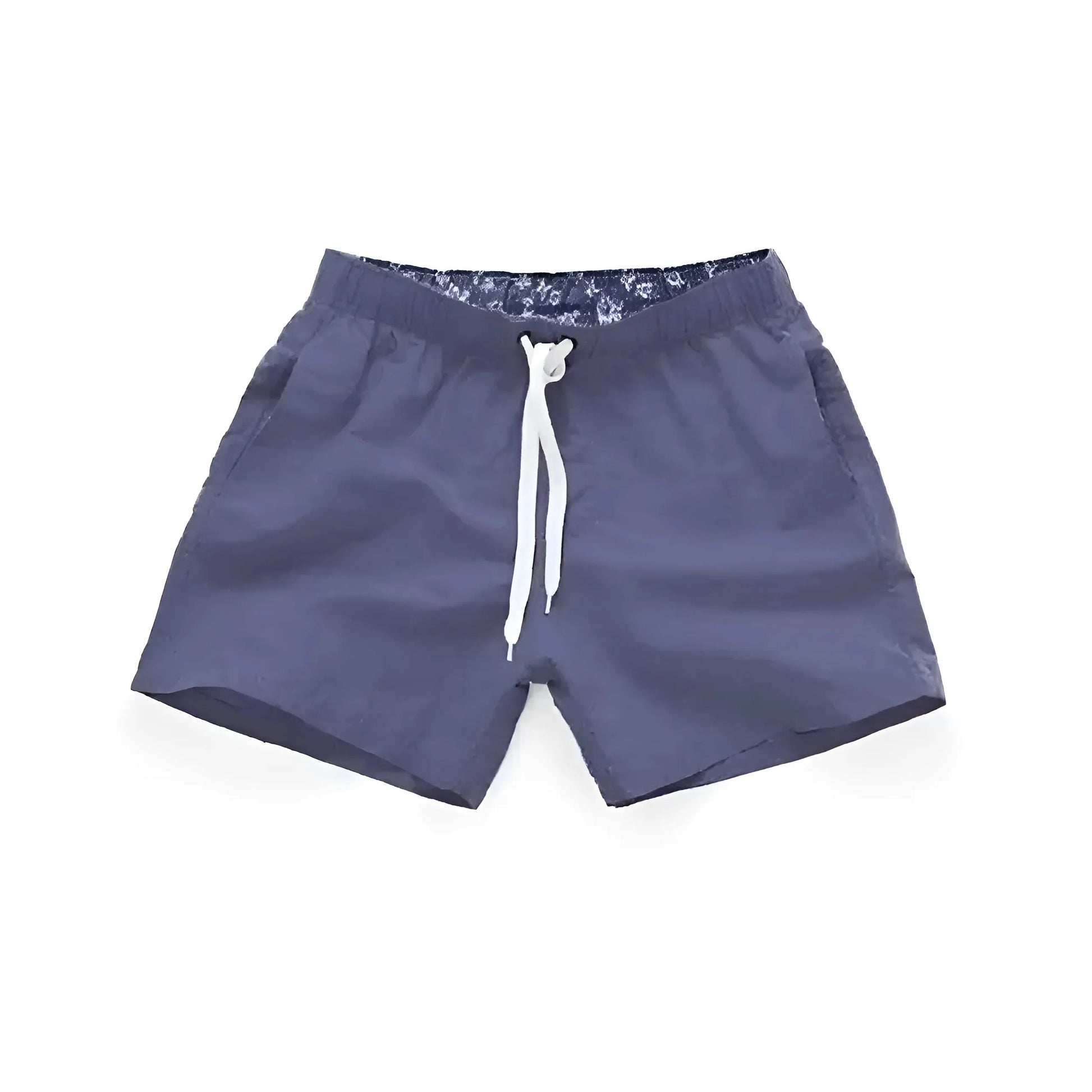 Greyish Blue Men's Swim Shorts with Pockets in Various Colours